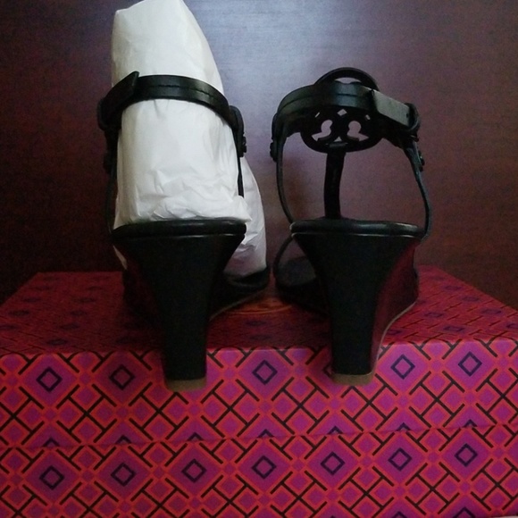 ** SOLD**NIB! TORY BURCH MILLER 60MM WEDGE SANDALS - Picture 5 of 8